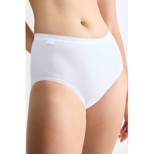 sloggi Basic+ midislip (set van 4) wit afbeelding