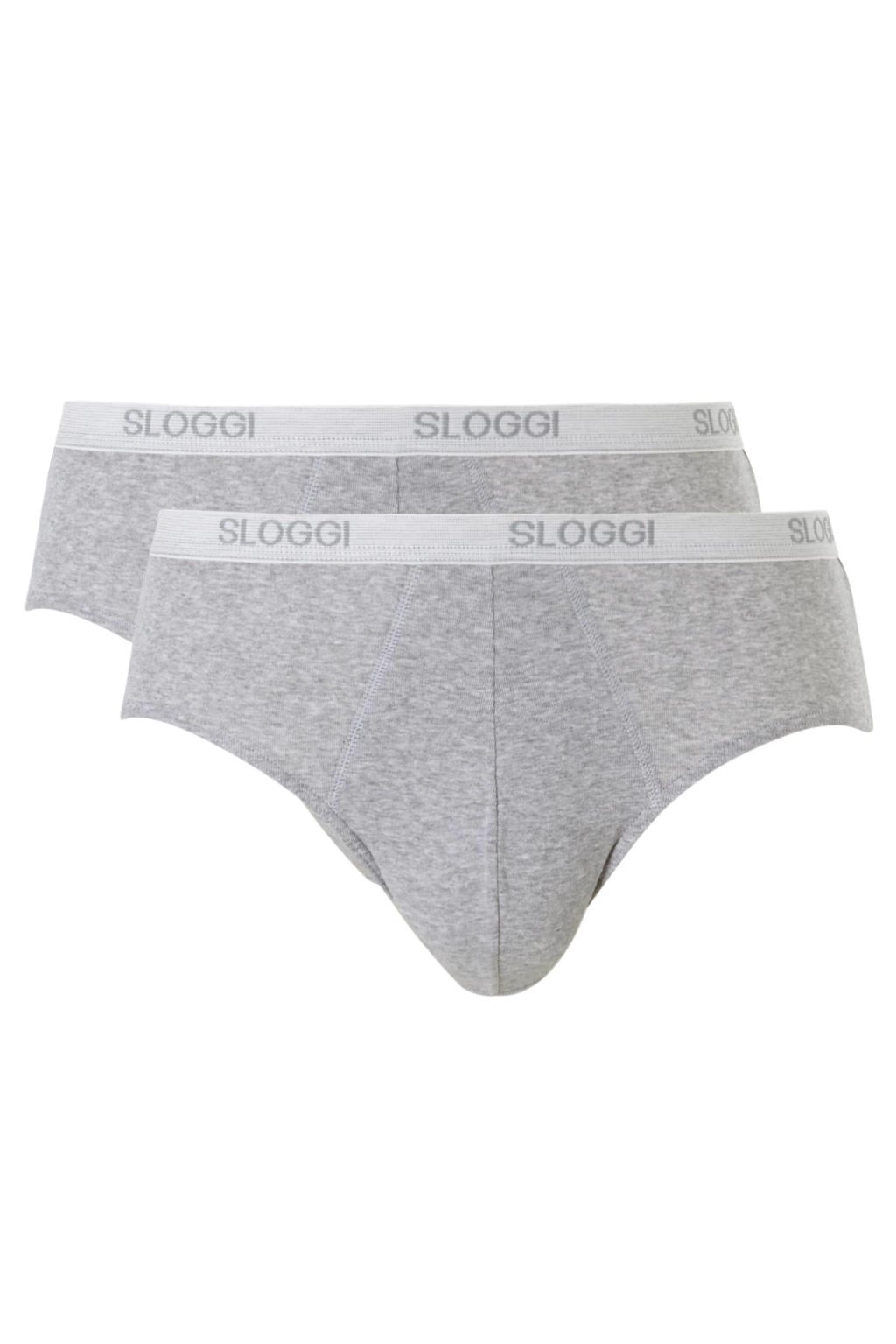 sloggi MEN Basic midislip (set van 2)