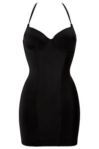 Sassa Mode corrigerende jurk zwart, Zwart