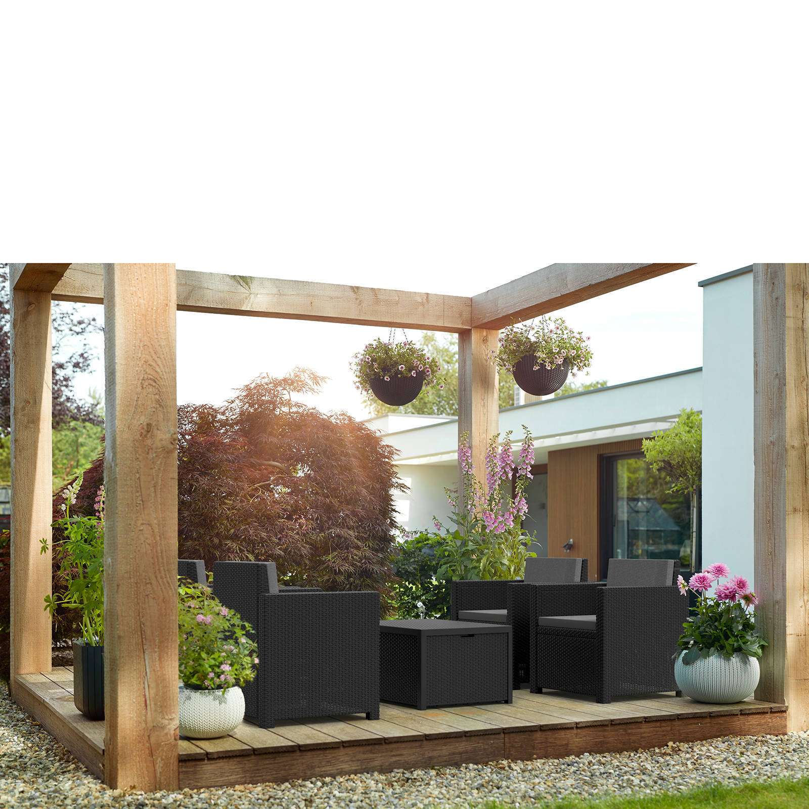 Allibert Loungeset voor Tuin en Terras