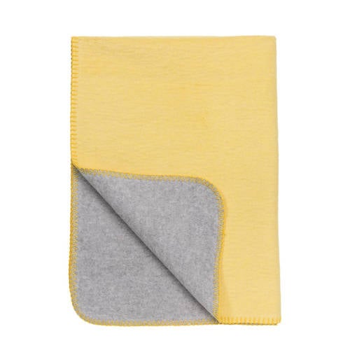 Meyco Double Face Ledikantdeken 100X150 Cm Geelgrijs meyco kopen in de aanbieding