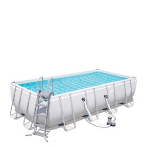 Wehkamp Bestway Power Steel frame zwembad (549x274 cm) met filterpomp aanbieding