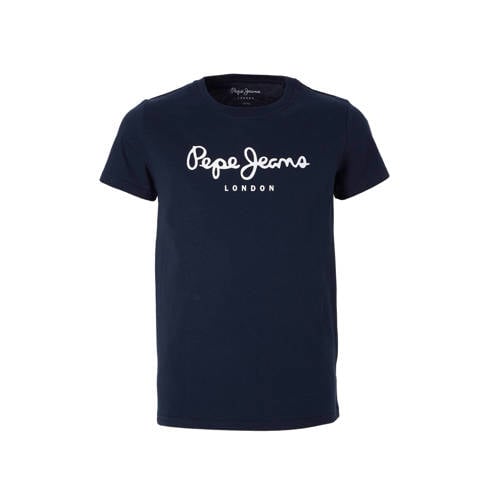Pepe Jeans T Shirt Art Donkerblauw pepe jeans kopen in de aanbieding