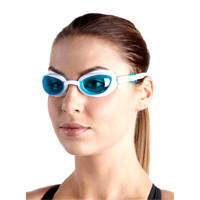 Speedo zwembril, Wit/lichtblauw