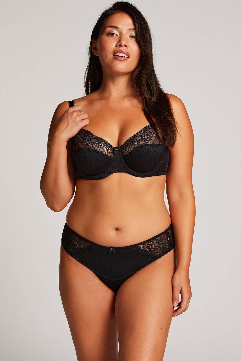 Hunkemöller niet-voorgevormde beugelbh Sophie zwart