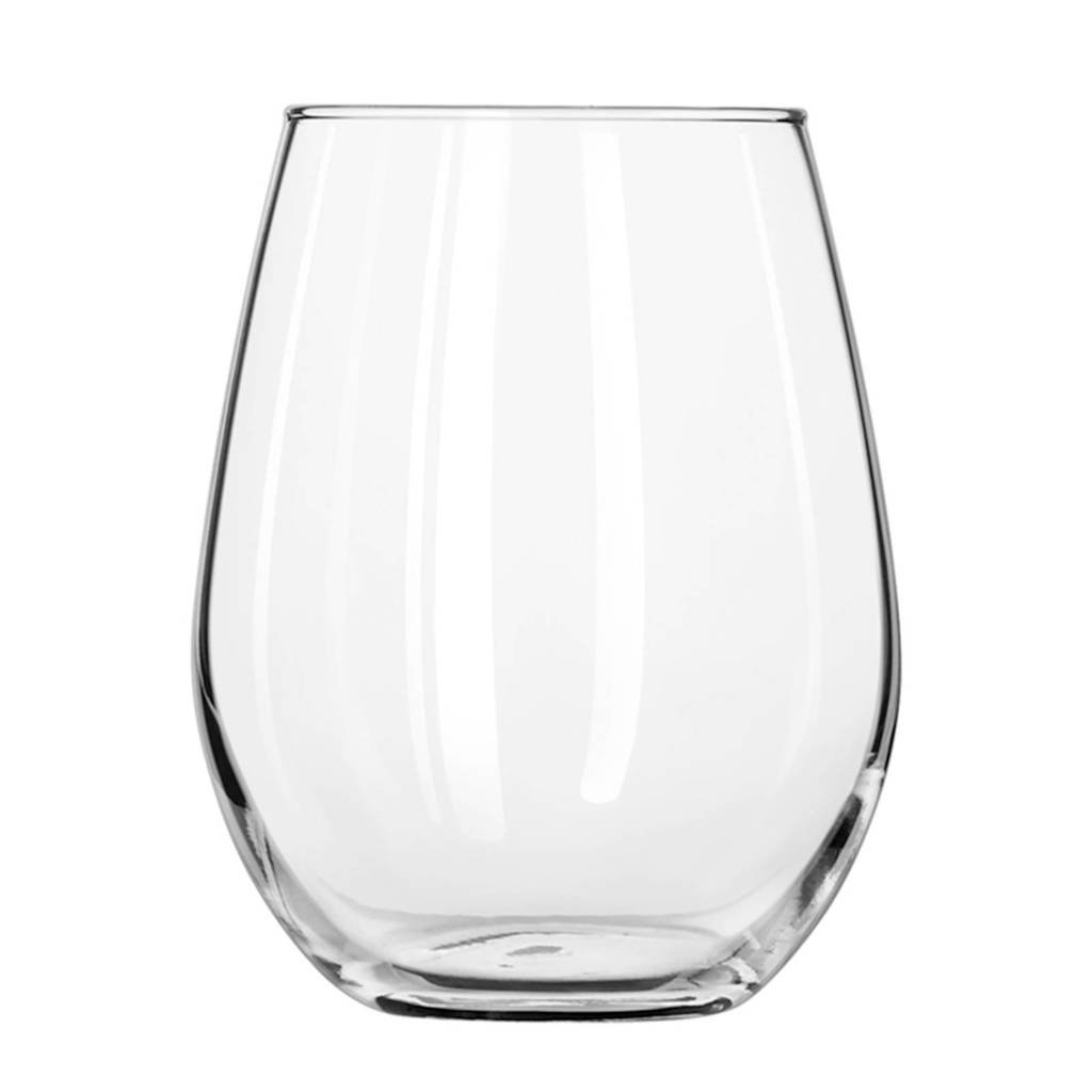 Libbey Stemless witte wijnglas (Ø8,3 cm), Transparant