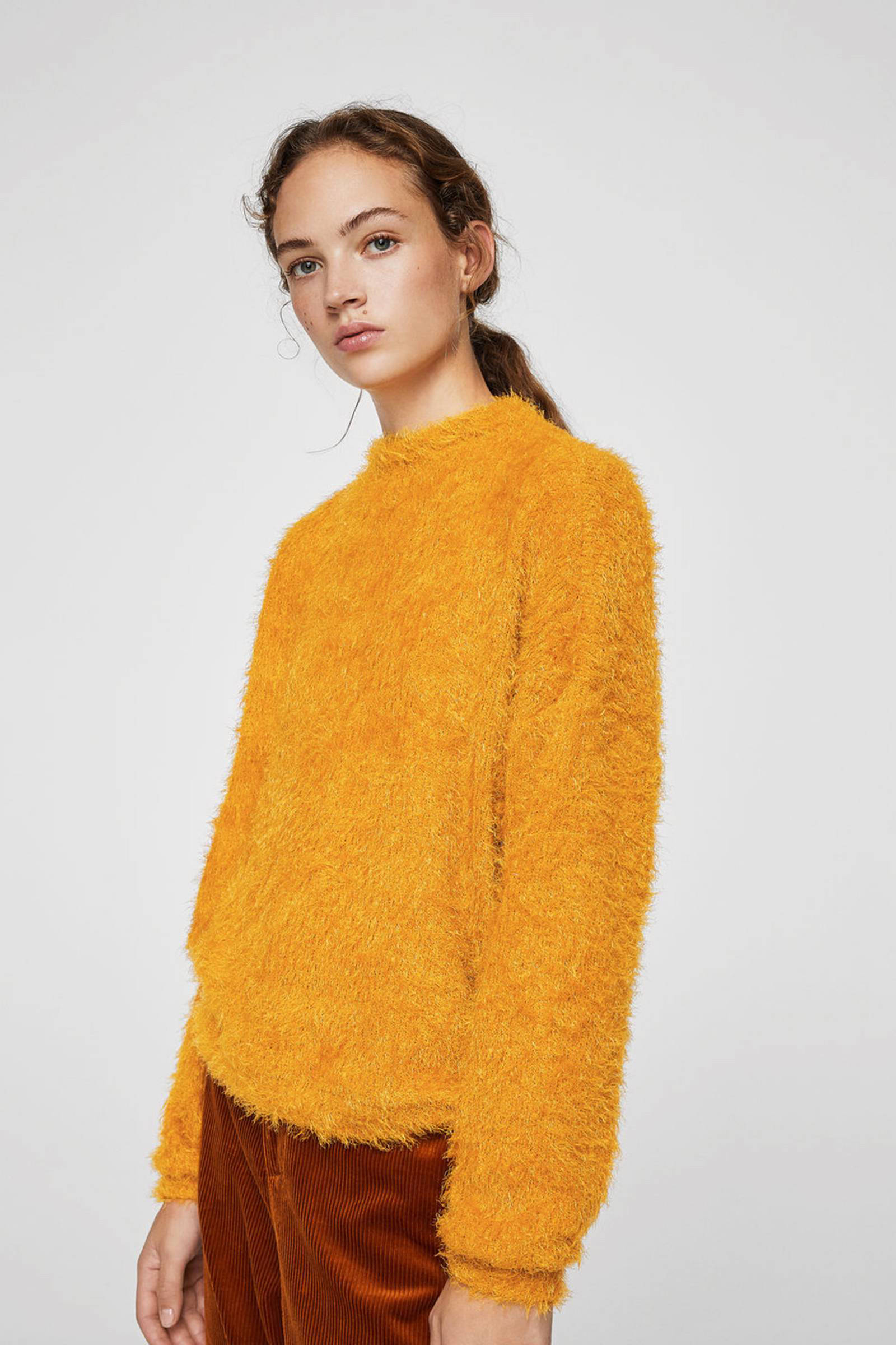 Mango trui met harige look | wehkamp Mango trui met harige look | wehkamp