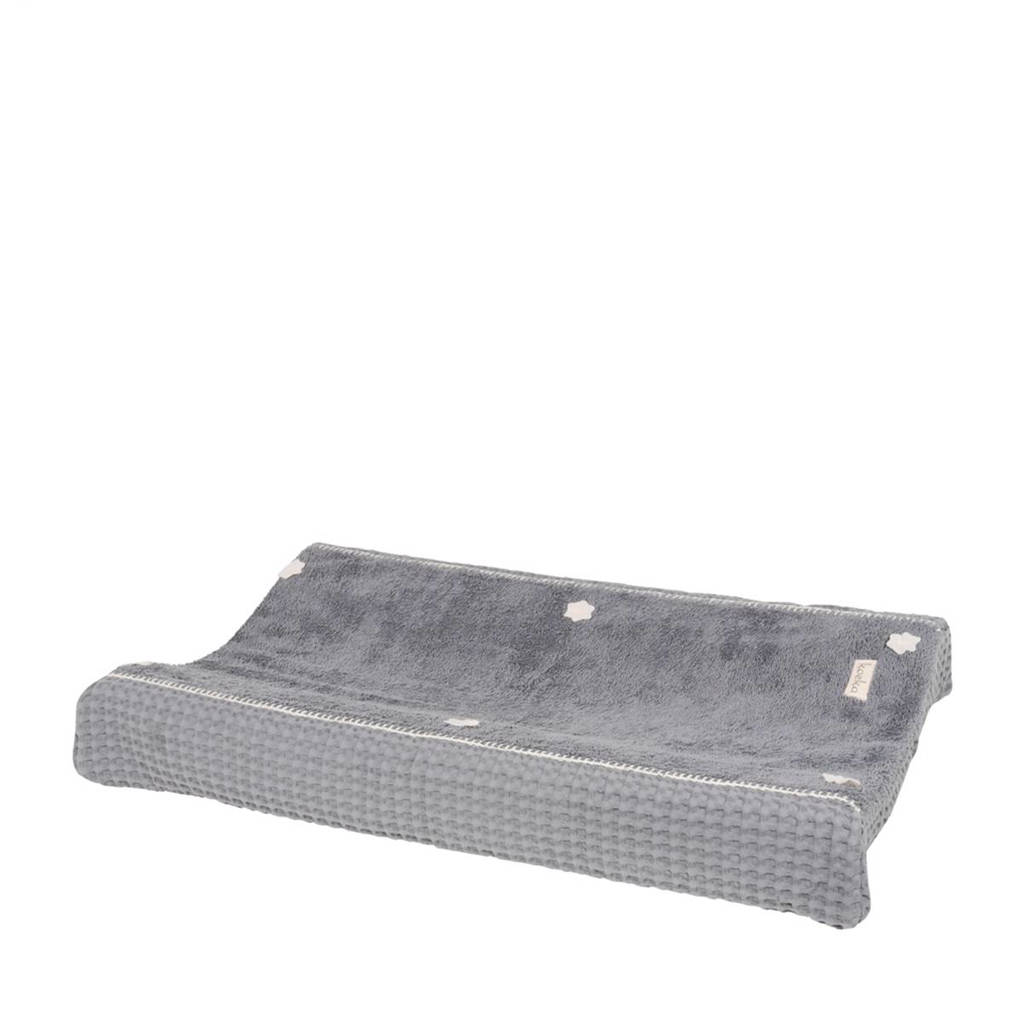 Koeka Amsterdam aankleedkussenhoes 45 x 73 cm steel grey, Steel grey