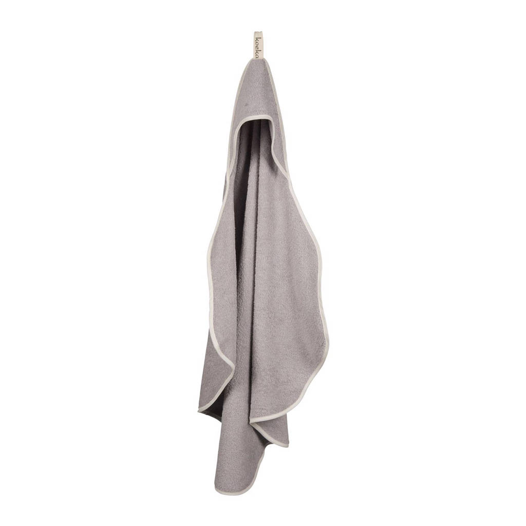 Koeka Rome badcape 90x83 cm silver grey, Silver Grey