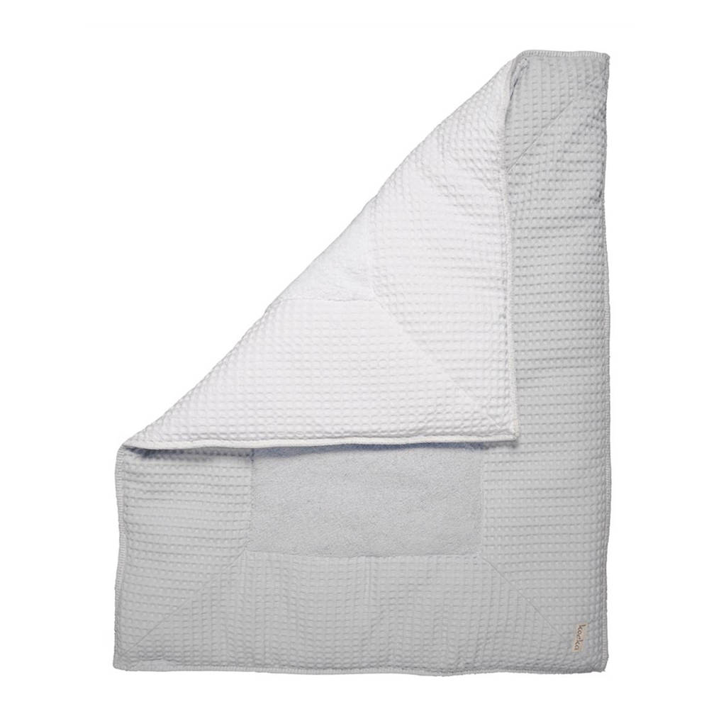 Koeka Amsterdam boxkleed white/silver grey, White/silver grey