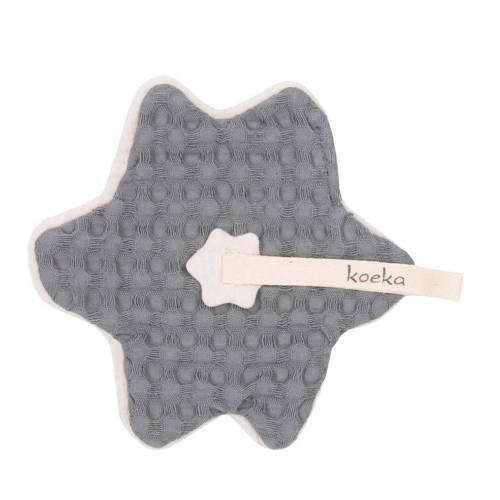 Koeka Oslo Speendoekje Steel Greypebble Knuffeldoekje koeka kopen in de aanbieding Koeka Oslo Speendoekje Steel Greypebble Knuffeldoekje koeka kopen in de aanbieding