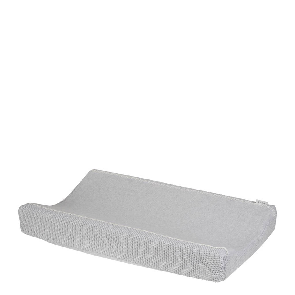 Koeka Vizela aankleedkussenhoes 45 x 73 cm silver grey, Silver Grey