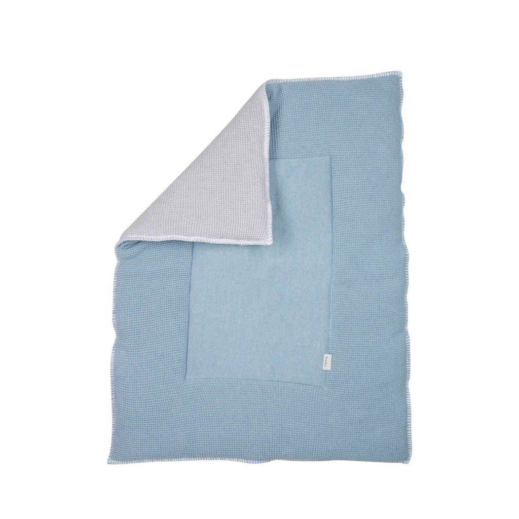 Koeka Vizela boxkleed soft blue/silvergrey
