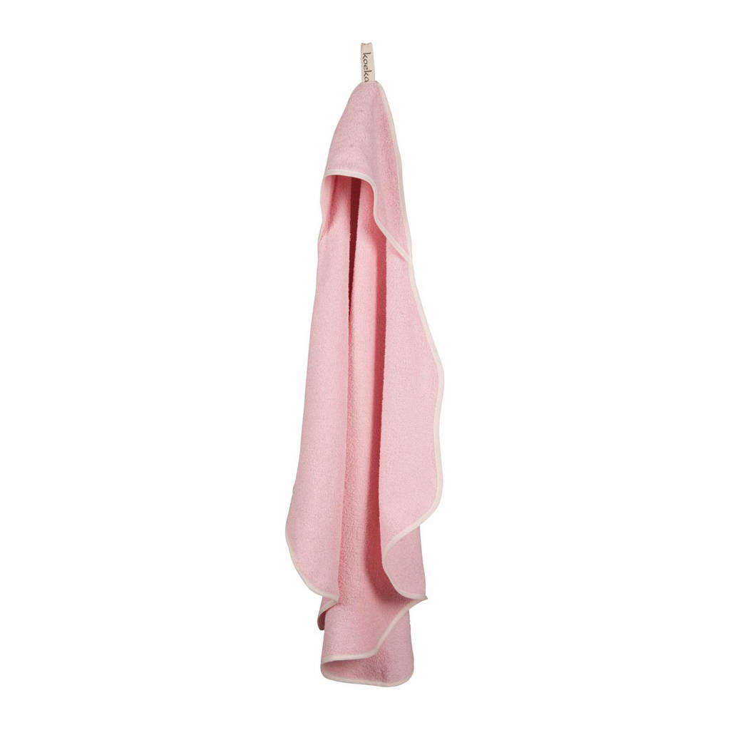 Koeka Rome badcape 90x83 cm baby pink, Baby pink