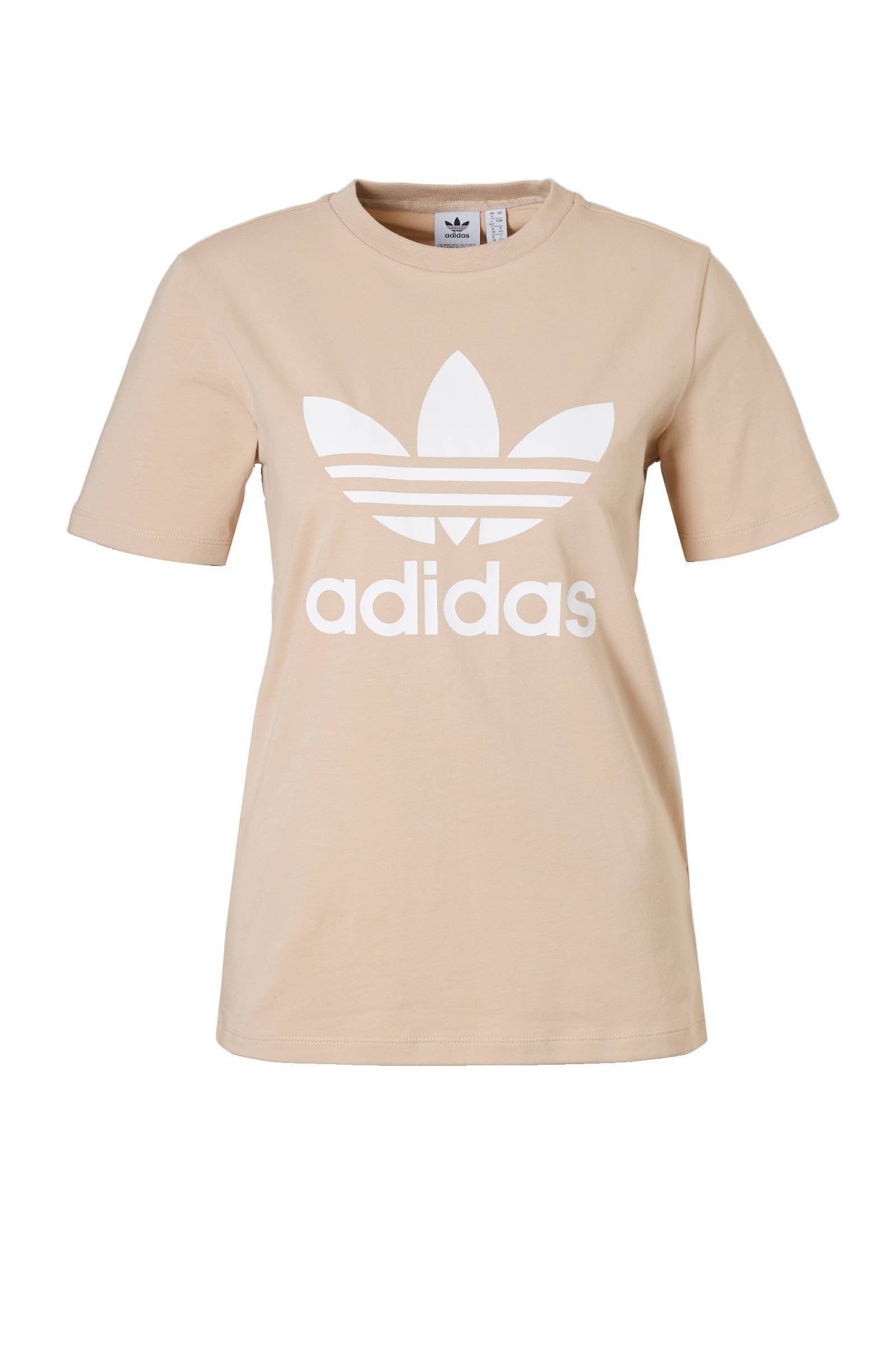 adidas shirt dames wit