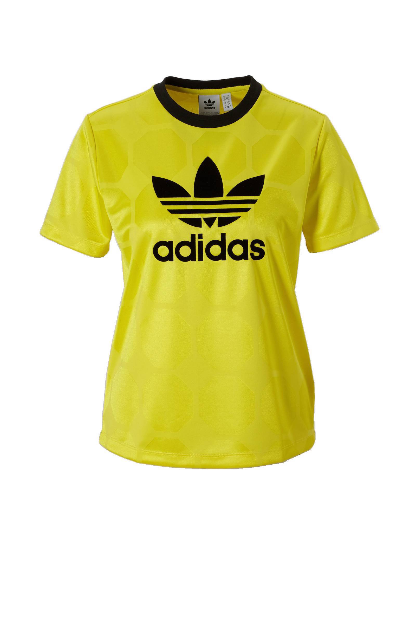 adidas Originals T-shirt geel adidas Originals T-shirt geel