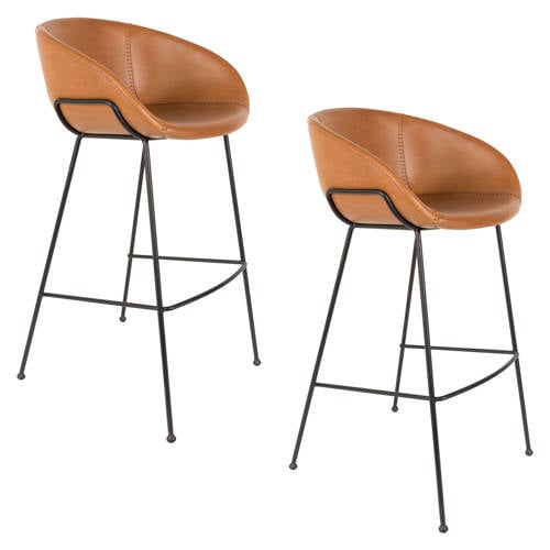 Zuiver Feston barkruk (set van 2) afbeelding