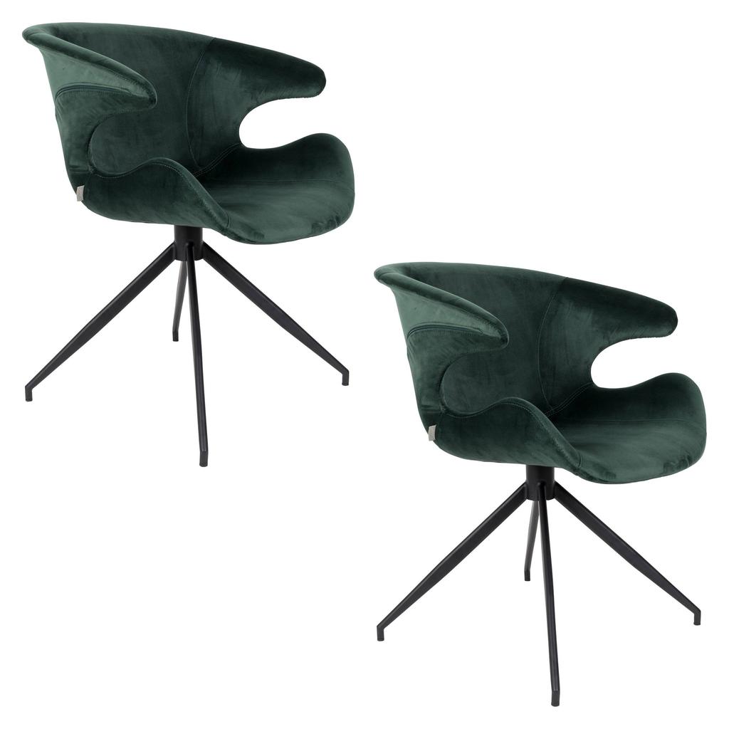 Zuiver Mia eetkamerstoel (set van 2)