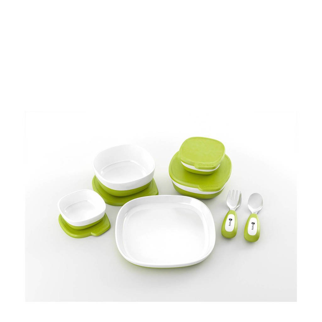 4moms Highchair kinderstoel accessoireset, Groen/wit