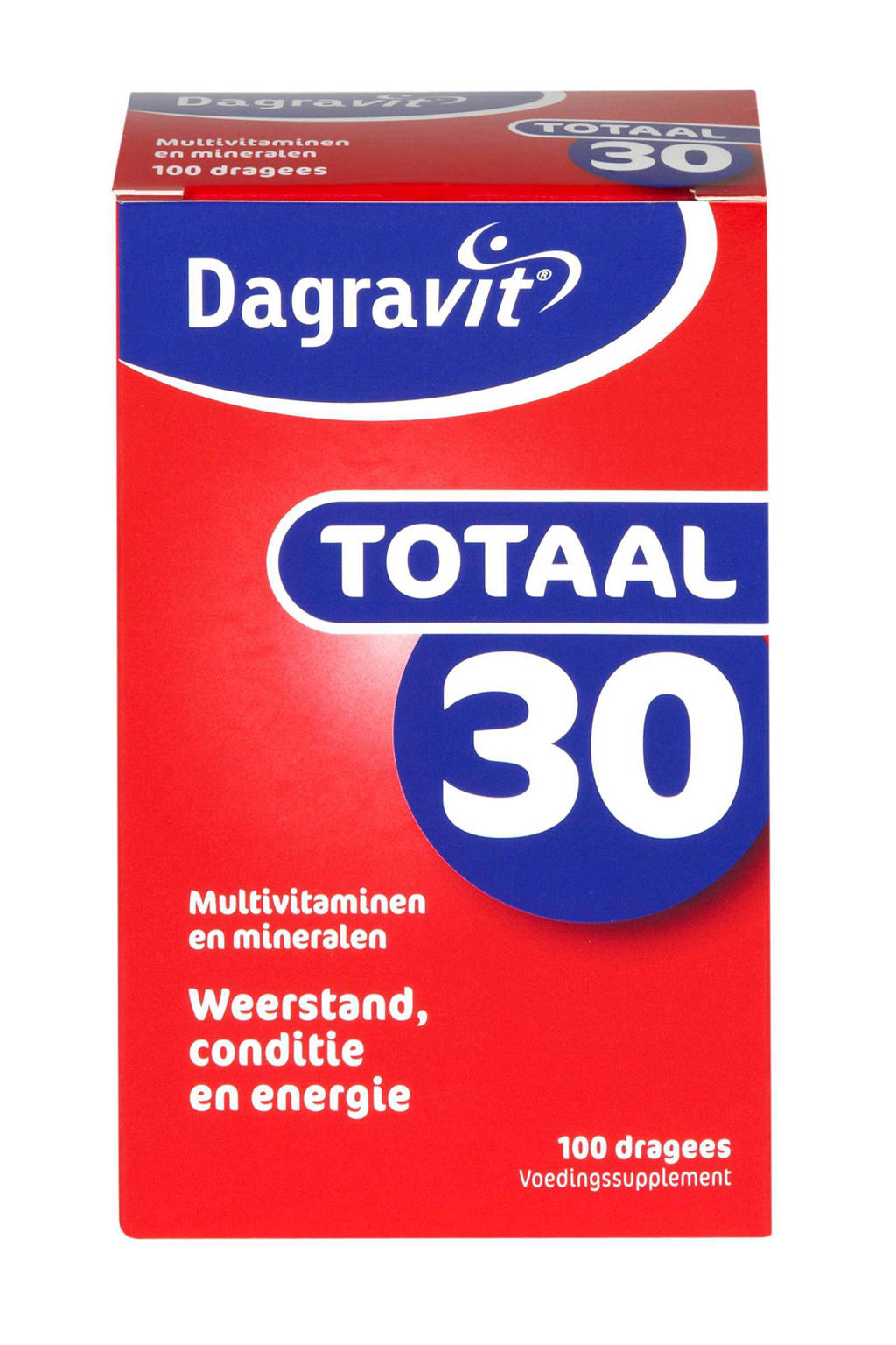 Dagravit Totaal 30 multivitaminen - 100 dragees