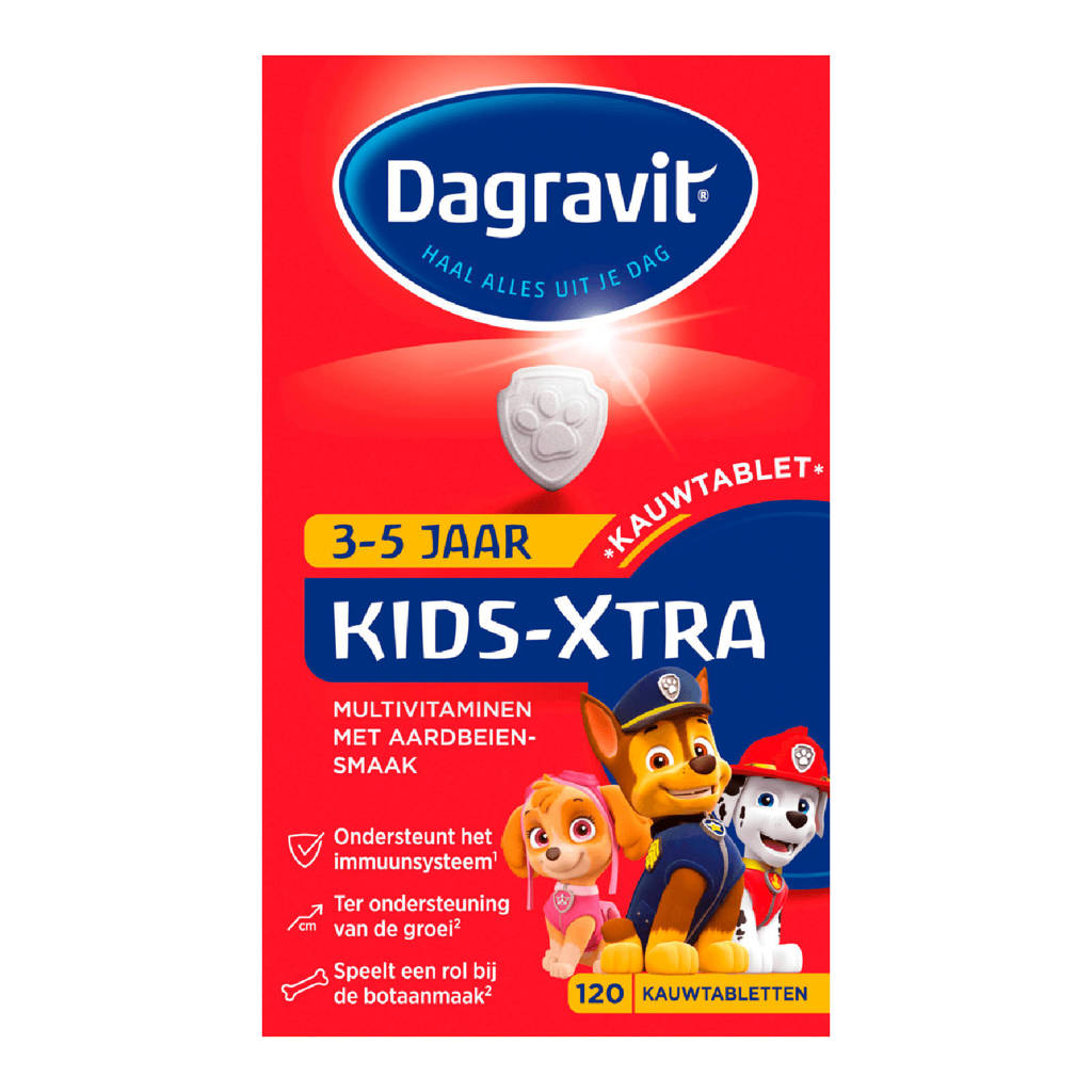 Dagravit Vitamine tabletten Kids-Xtra - 120 tabletten