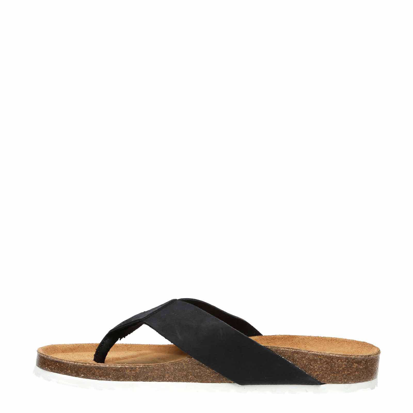 leren heren teenslippers