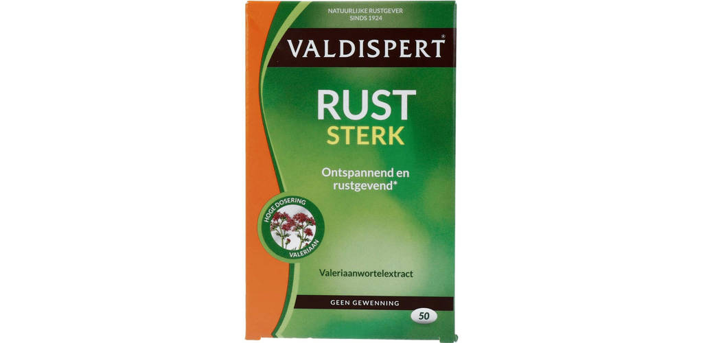 Valdispert Rust Extra Sterk - 50 dragees