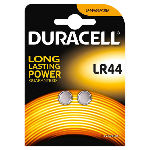 Duracell Lr44 Alkaline Knoopcelbatterij Verpakking Van 2 duracell kopen in de aanbieding