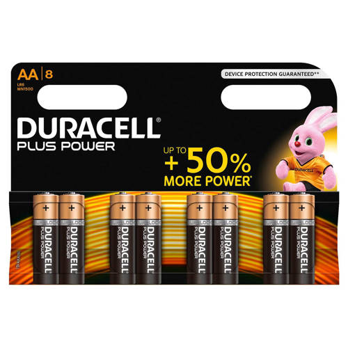 Duracell Plus Power Aa Alkalinebatterijen 8 Pack duracell kopen in de aanbieding