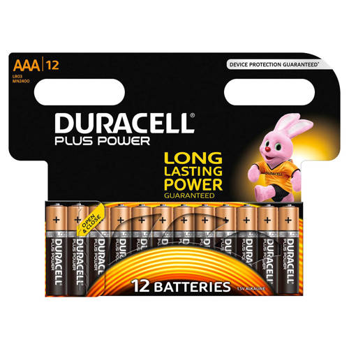 Duracell Plus Power Aaa Alkalinebatterijen 12 Pack duracell kopen in de aanbieding
