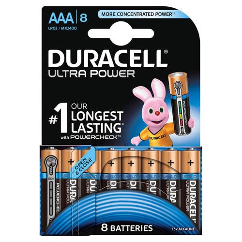 Duracell Ultra Power Aaa Alkalinebatterijen 8 Pack duracell kopen in de aanbieding