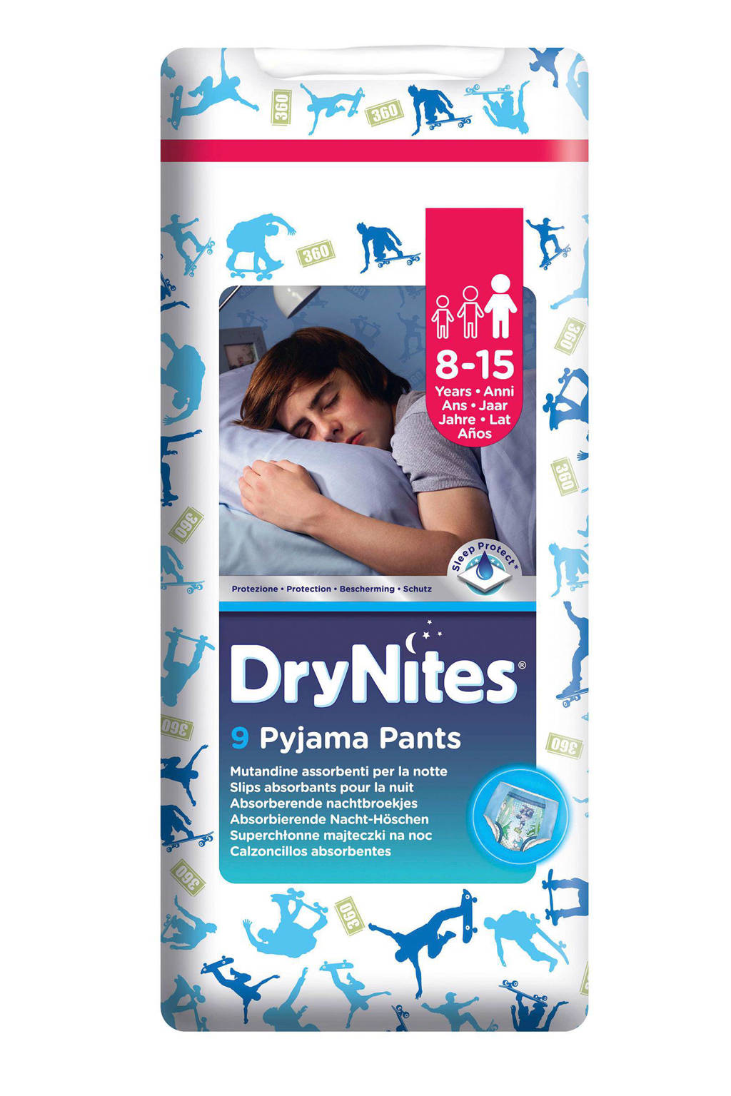 Huggies DryNites boy 8-15 jaar (maat L), L: 8-15 jaar