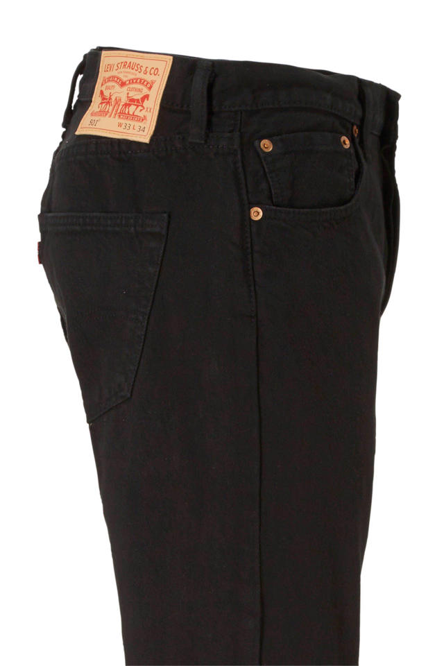 Renderen Fluisteren het winkelcentrum Levi's 501 straight fit jeans black | wehkamp