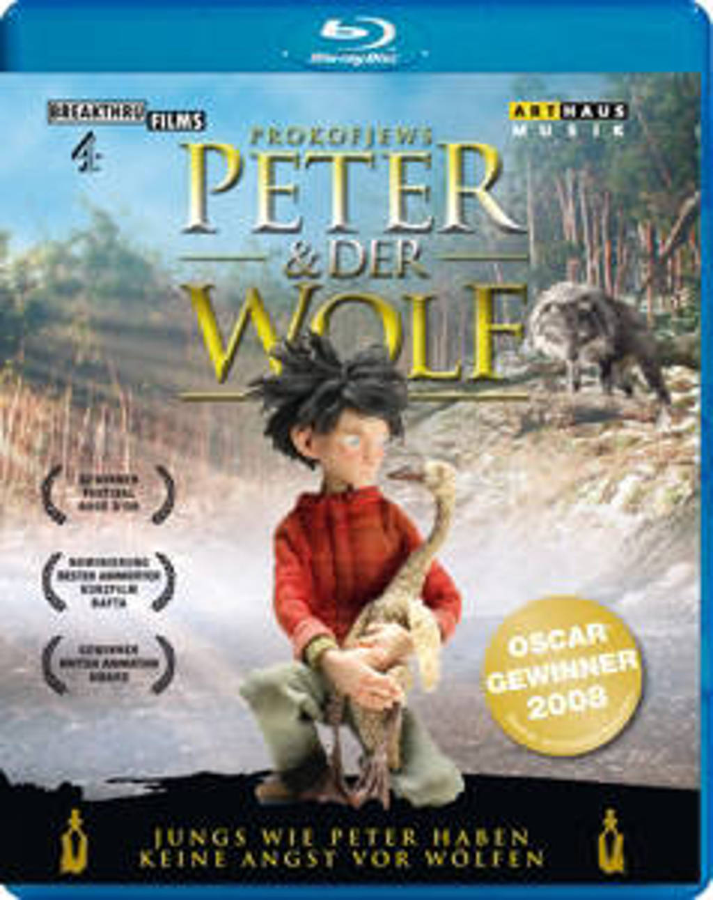 Animatie Film Oscar Winnaar 2008 - Peter En De Wolf Blu Ray (Blu-ray)