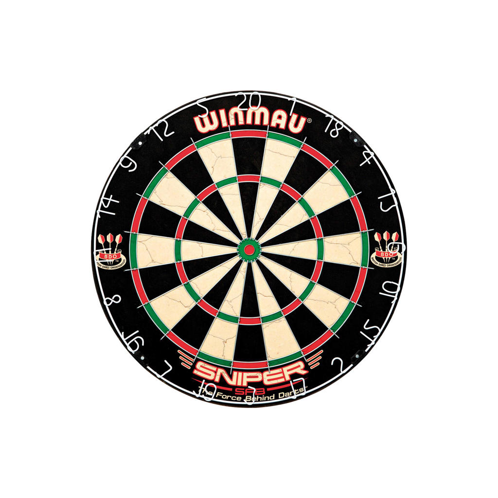 Winmau Sniper Dartset - dartbord en 6 dartpijlen