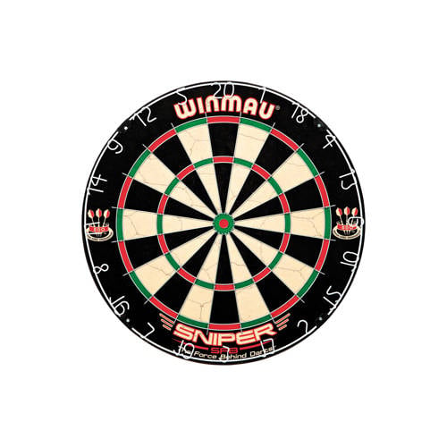 Winmau Sniper Dartset - dartbord en 6 dartpijlen afbeelding