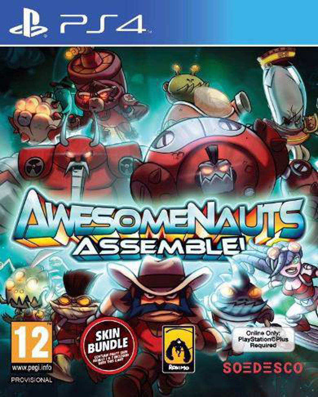 Awesomenauts assemble (Skin bundle pack) (PlayStation 4)
