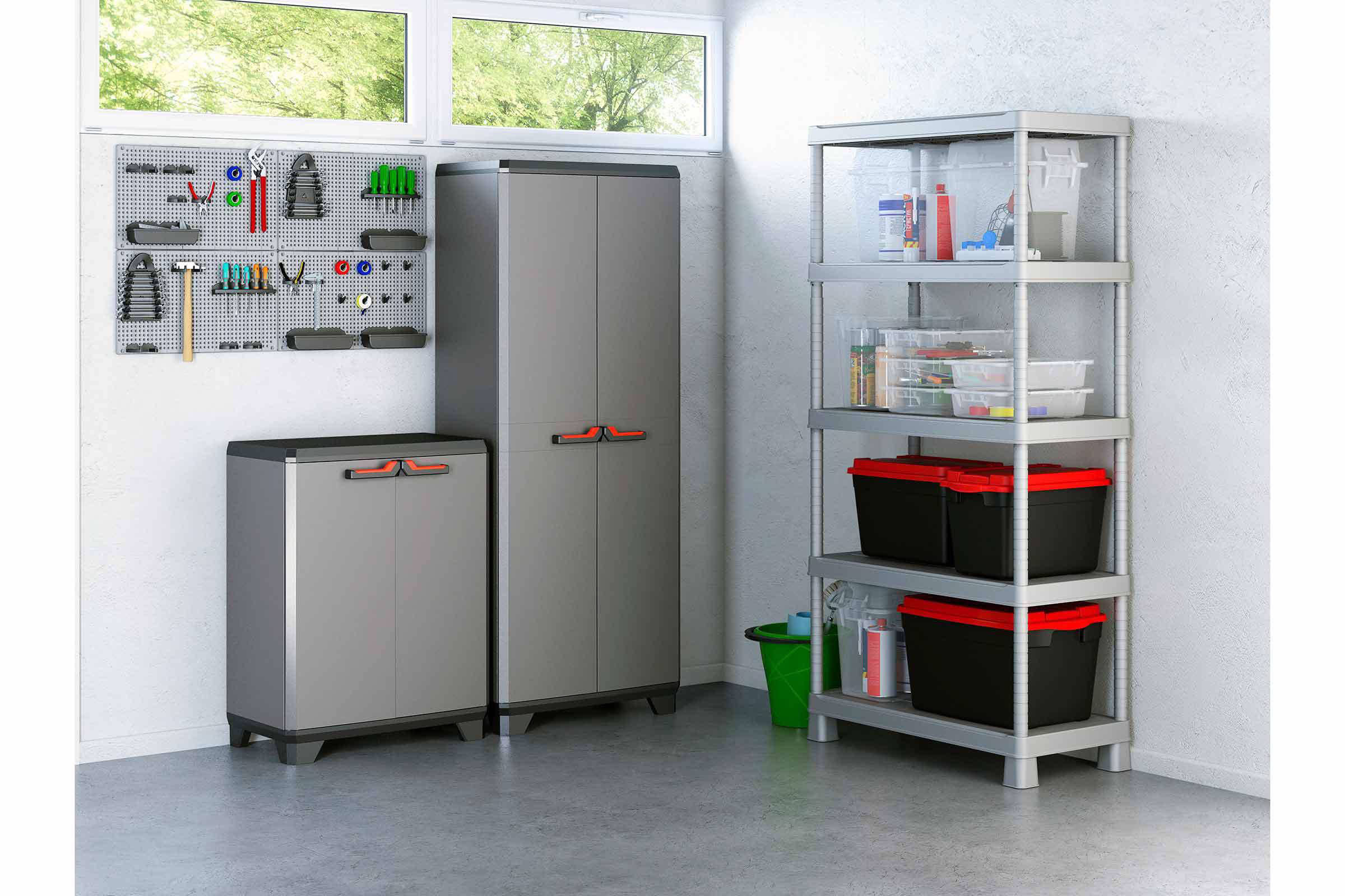 Keter hoge kast Jolly 68x39x166 cm grijs Keter hoge kast Jolly 68x39x166 cm grijs
