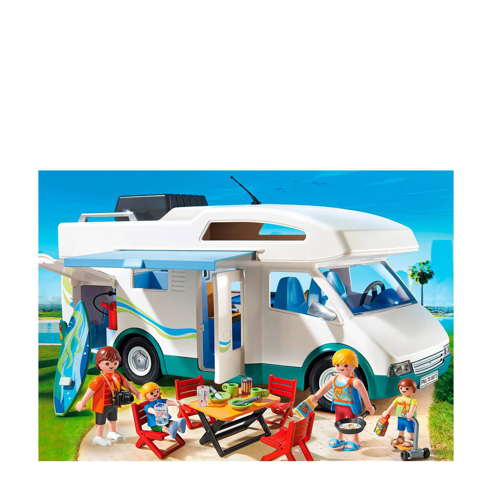 playmobil 6671 summer camper playset