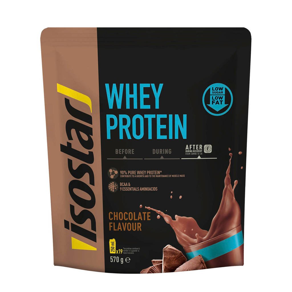 Isostar Powerplay Whey Protein Chocolate - 1 blik 570 gram