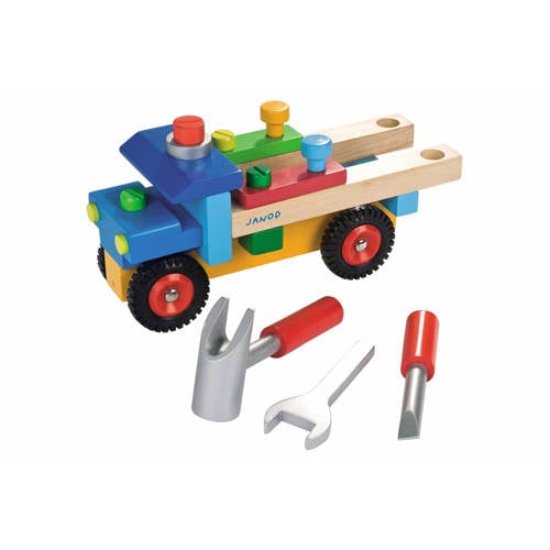 Janod Houten Vrachtwagen Trekfiguur janod kopen in de aanbieding