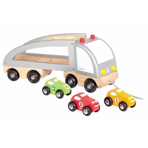 Janod Vrachtwagen Trekfiguur janod kopen in de aanbieding