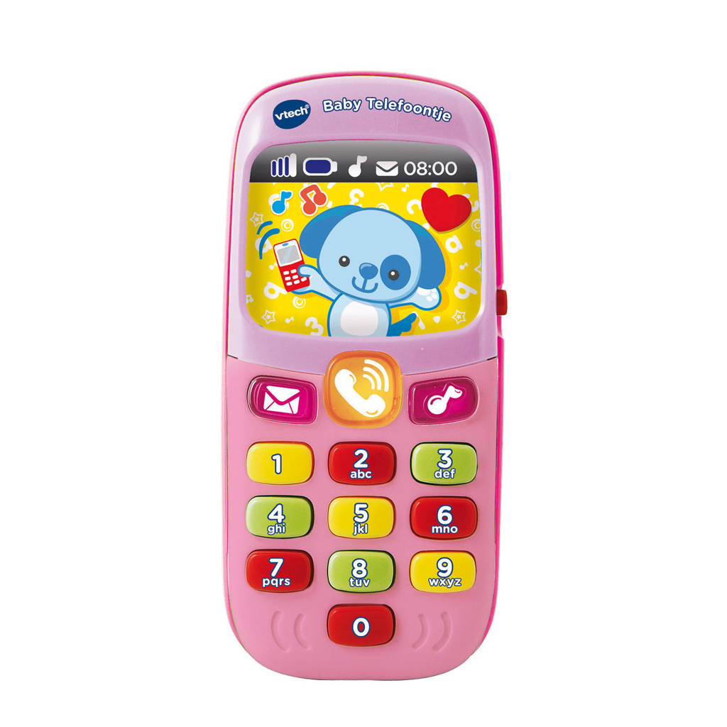 Vtech baby telefoontje, Roze