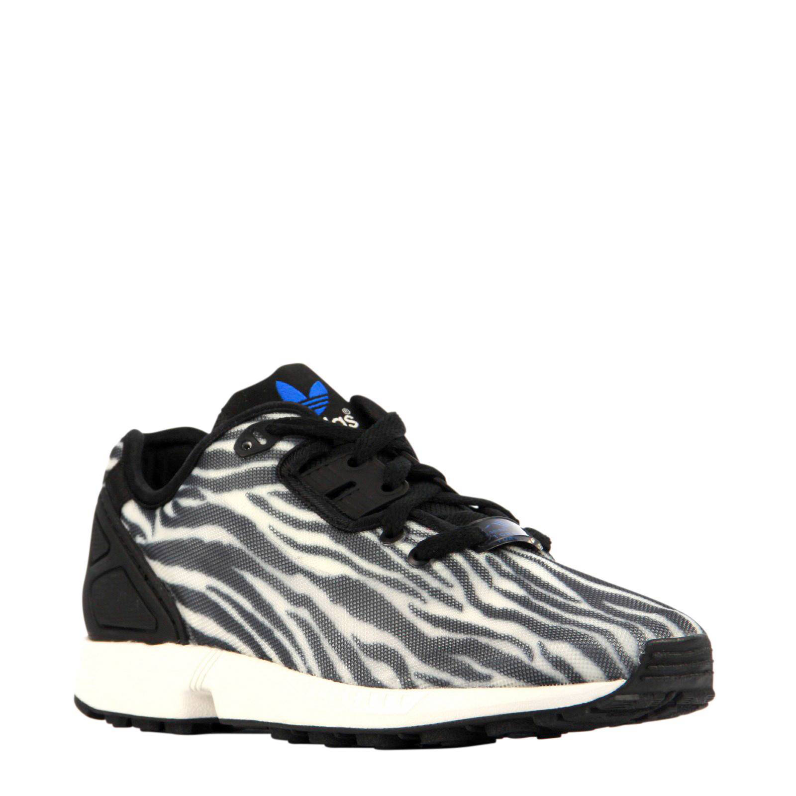 adidas zx flux zwart wit