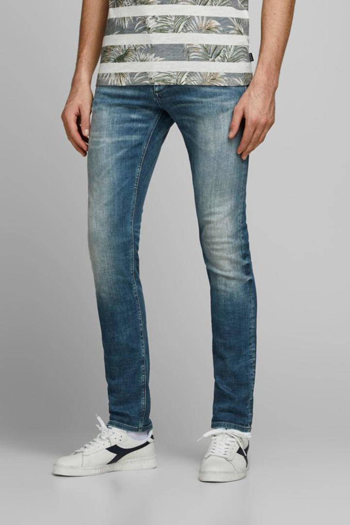 Slim Fit Jeans Glenn in het Zwart voor heren Heren Kleding voor voor Jeans voor Slim jeans Jack & Jones Denim Nu 21% Korting 