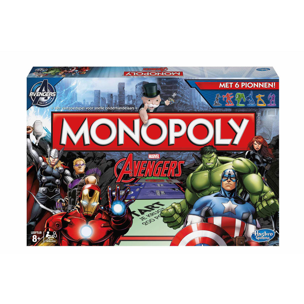 Hasbro Gaming Monopoly Avengers bordspel