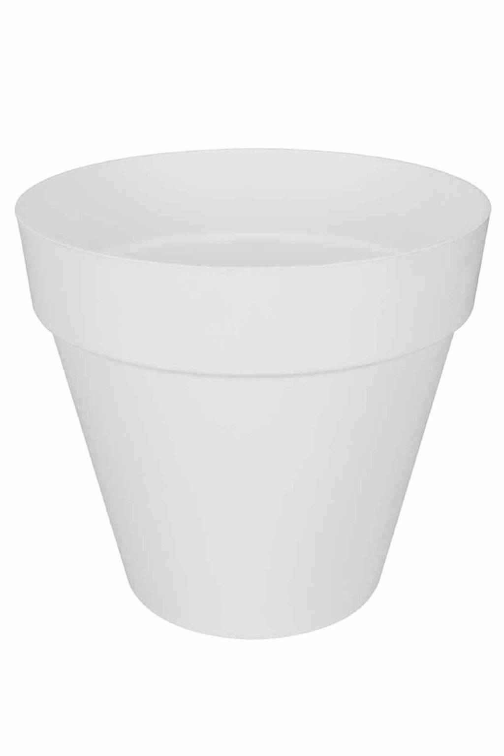 Elho Loft urban round bloempot, Wit
