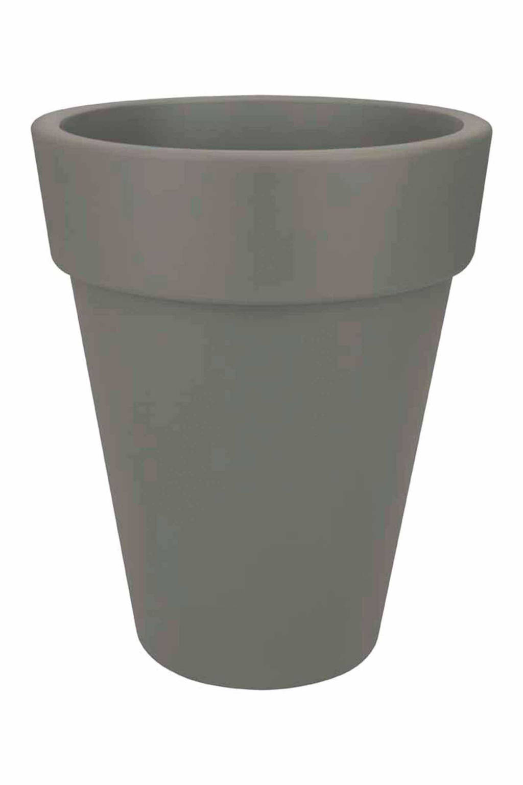 Elho Pure round high bloempot, Grijs