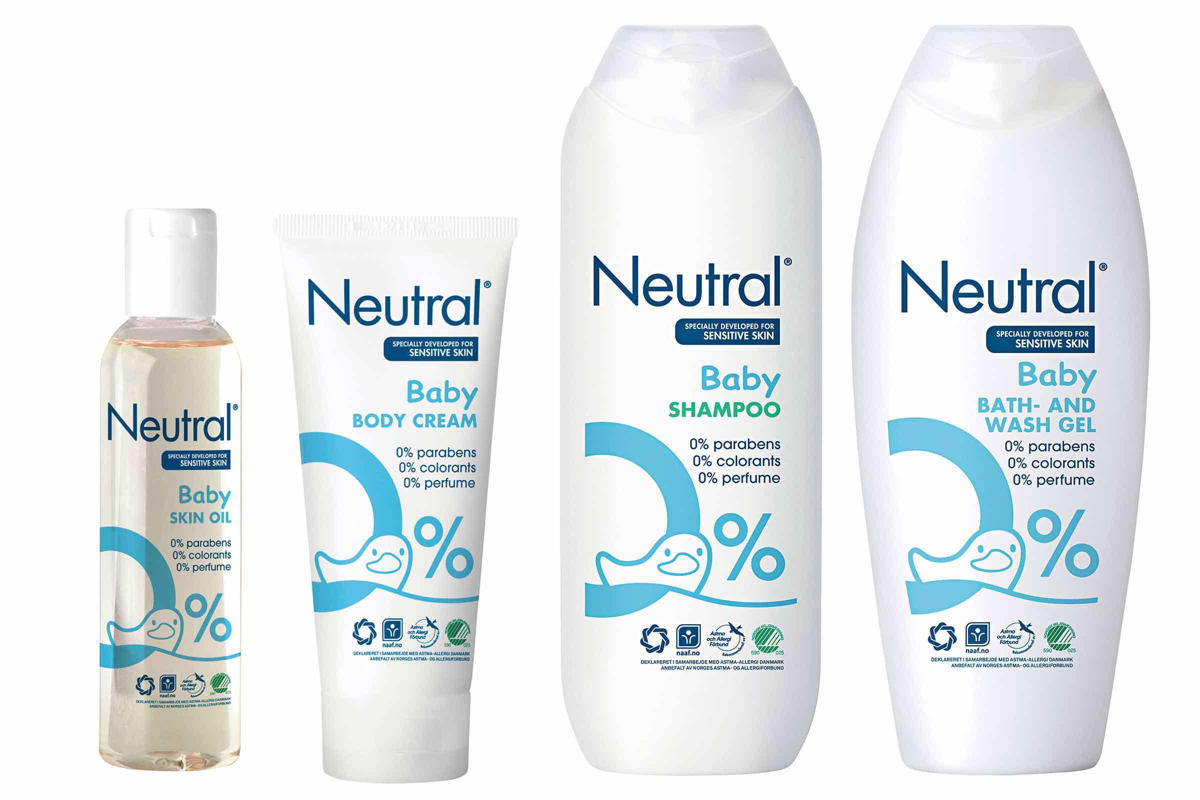 Neutral Baby pakket 4-delig - parfumvrij |