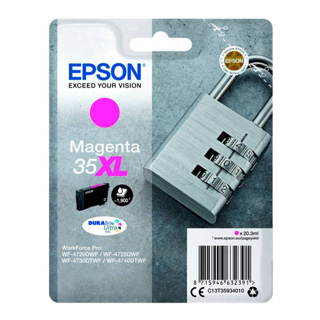 Epson 35XL magenta inktcardridge, Magenta